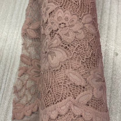 Blush - Heavy Weight Stretch Lace