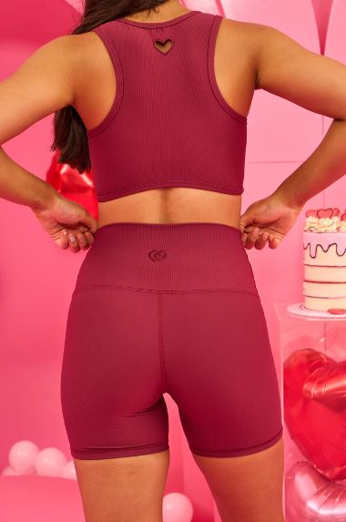 Seamless Bike Shorts - Rosewood